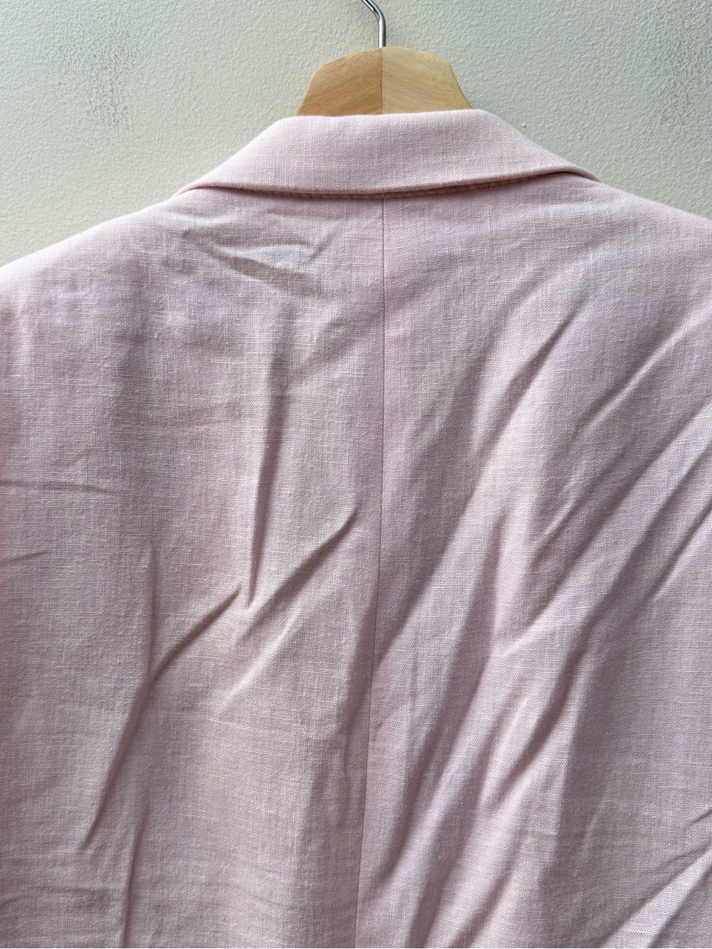 Chaps Linen Blend Pale Pink Two-Button Sport Coat - Picture 8 of 12